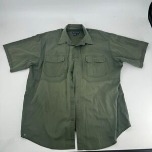 5.11 Tactical Series Men's XL Regular Short Sleeve Utility Work Shirt‎ Green